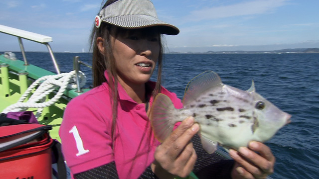 釣りガール、東京湾カワハギ楽釣！ | 番組情報 | フィッシング倶楽部